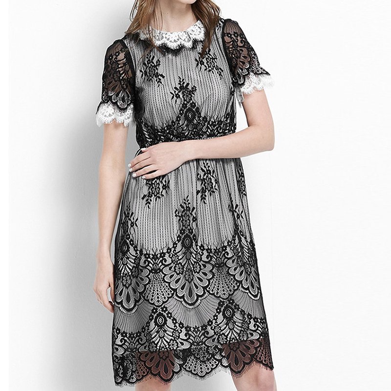 Eyelash Lace Lace Fabric Dress Polyester for Women's Wear Wholesale Su 3
